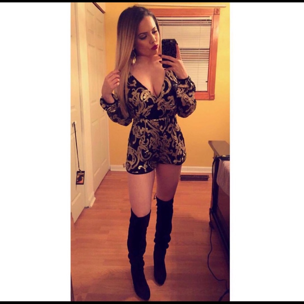 AKIRA -ROMPER DRESS